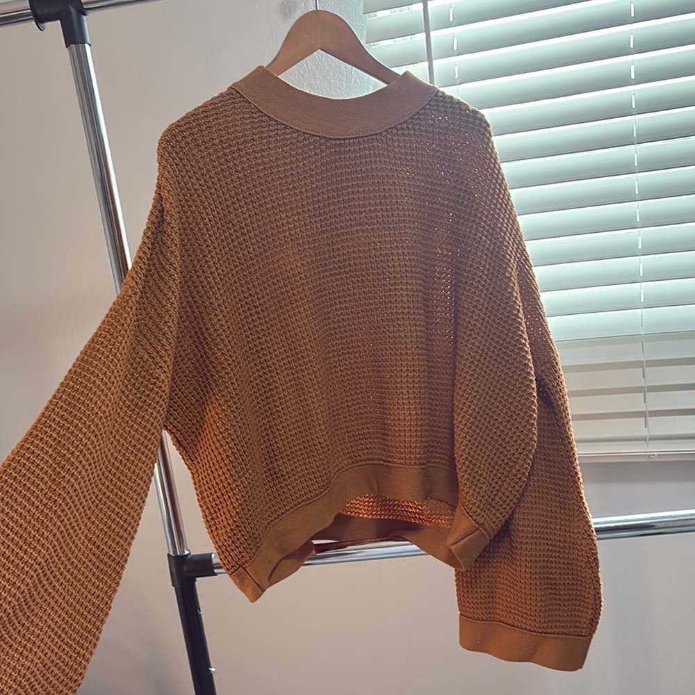 Cozy Brown Knit Sweater